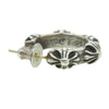 CHROME HEARTS クロムハーツ（原本無） HOOP CROSS クロスバンド フープ ピアス シルバー系【中古】