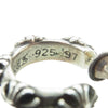 CHROME HEARTS クロムハーツ（原本無） HOOP CROSS クロスバンド フープ ピアス シルバー系【中古】