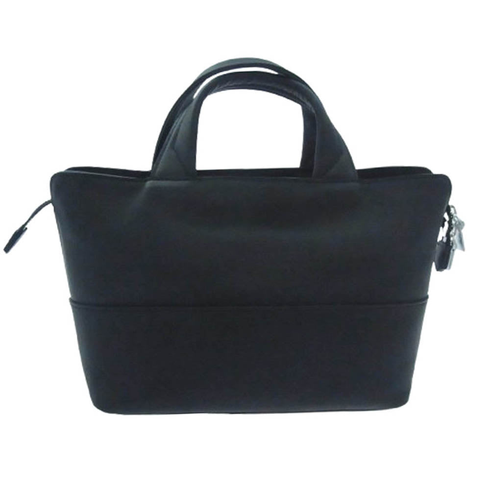 aniary アニアリ 36-02001 Artisan Leather アルティザンレザー ミニ トートバッグ ブラック系【新古品】【未使用】【中古】