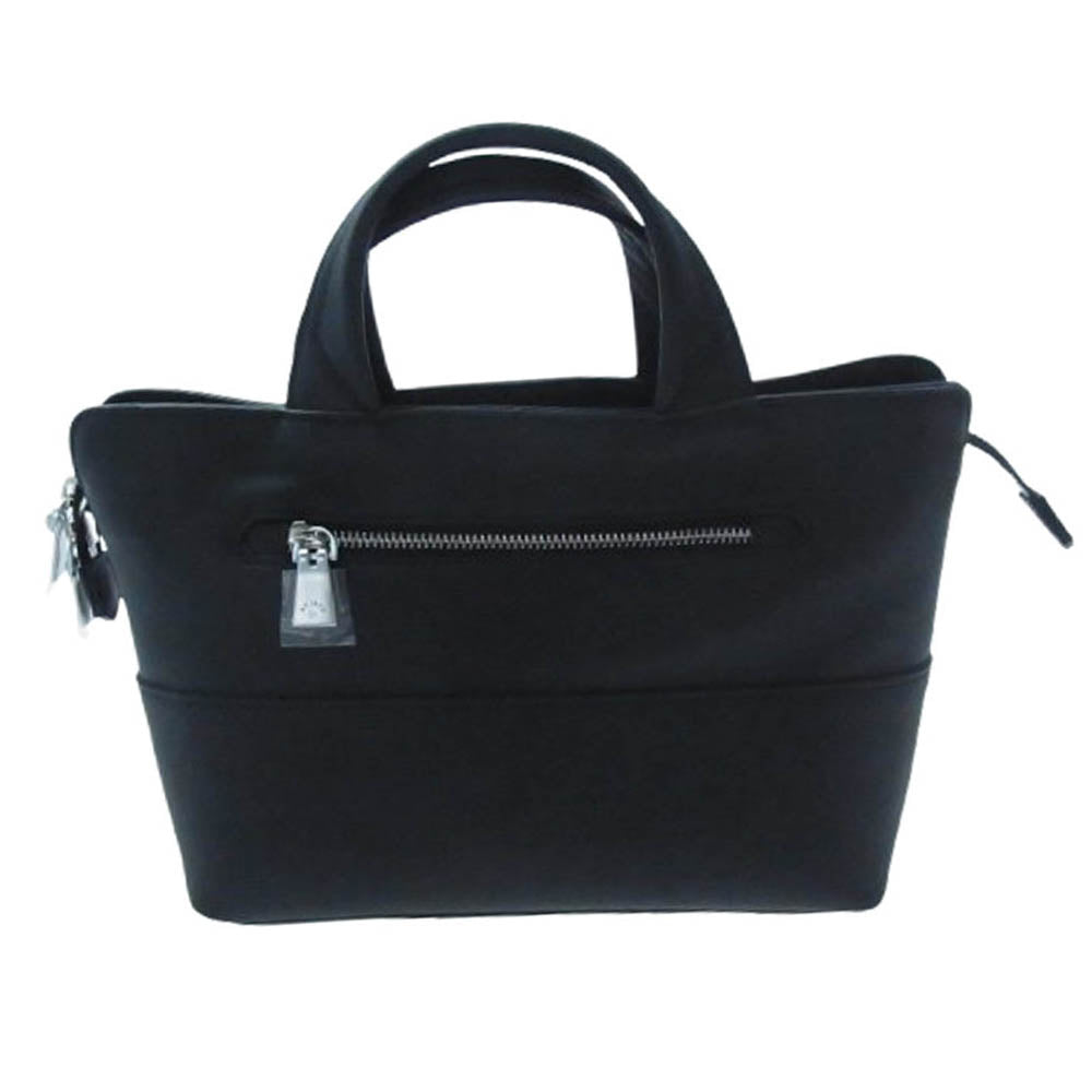 aniary アニアリ 36-02001 Artisan Leather アルティザンレザー ミニ トートバッグ ブラック系【新古品】【未使用】【中古】
