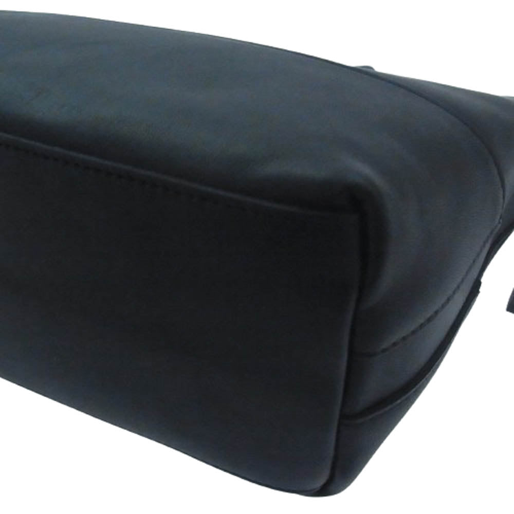 aniary アニアリ 36-02001 Artisan Leather アルティザンレザー ミニ トートバッグ ブラック系【新古品】【未使用】【中古】