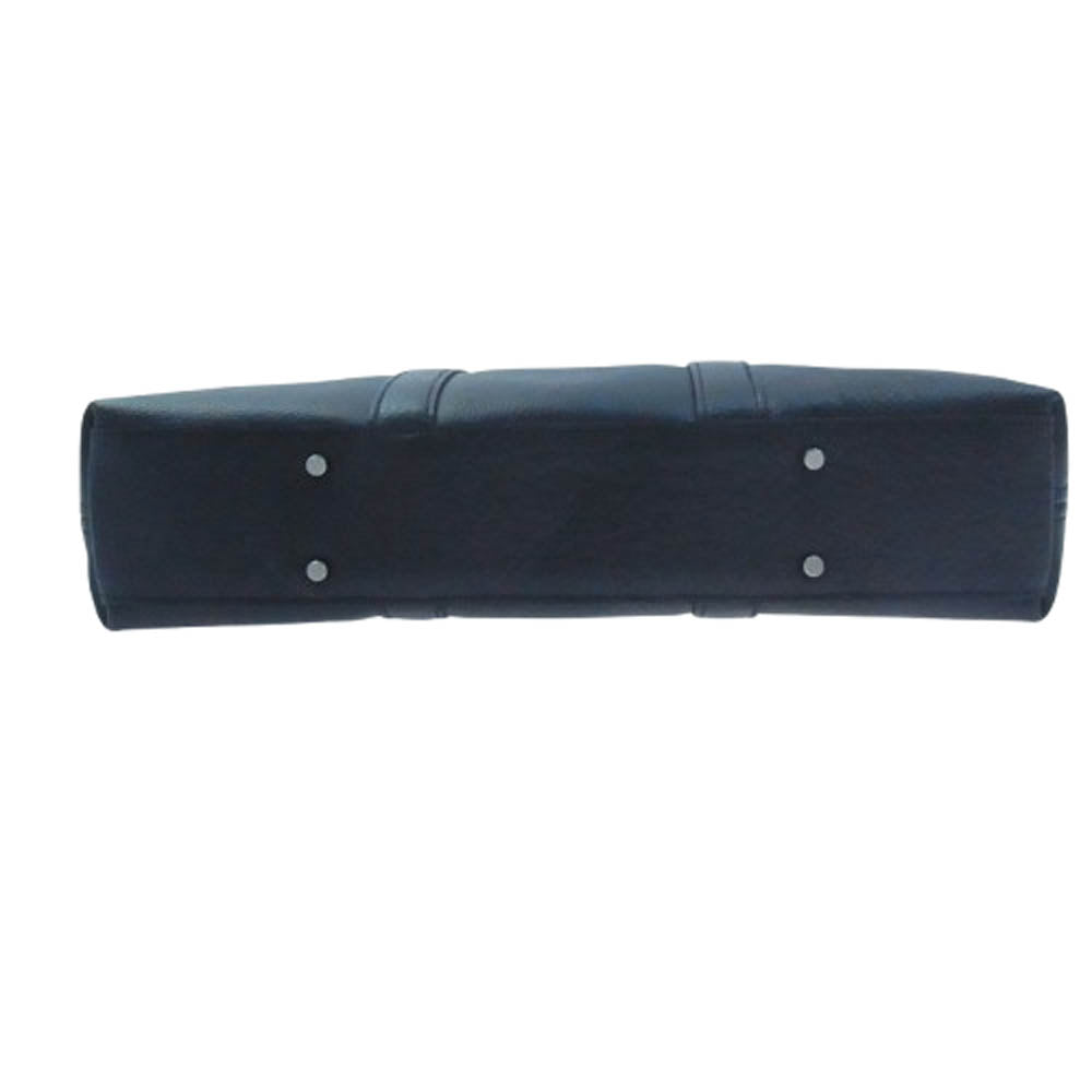 aniary アニアリ 07-01005 Shrink Leather シュリンクレザー そぎ落としブリーフ ビジネス トートバッグ ブラック系【新古品】【未使用】【中古】