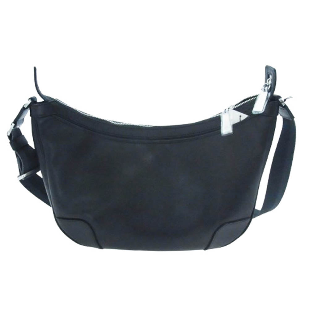 aniary アニアリ 01-03008 Antique Leather アンティークレザー バルケッタ ショルダーバッグ ブラック系【新古品】【未使用】【中古】
