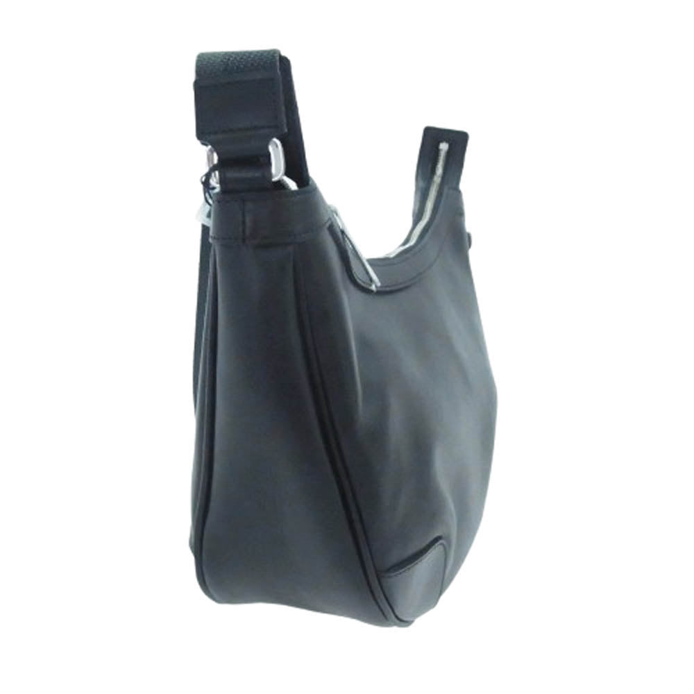 aniary アニアリ 01-03008 Antique Leather アンティークレザー バルケッタ ショルダーバッグ ブラック系【新古品】【未使用】【中古】