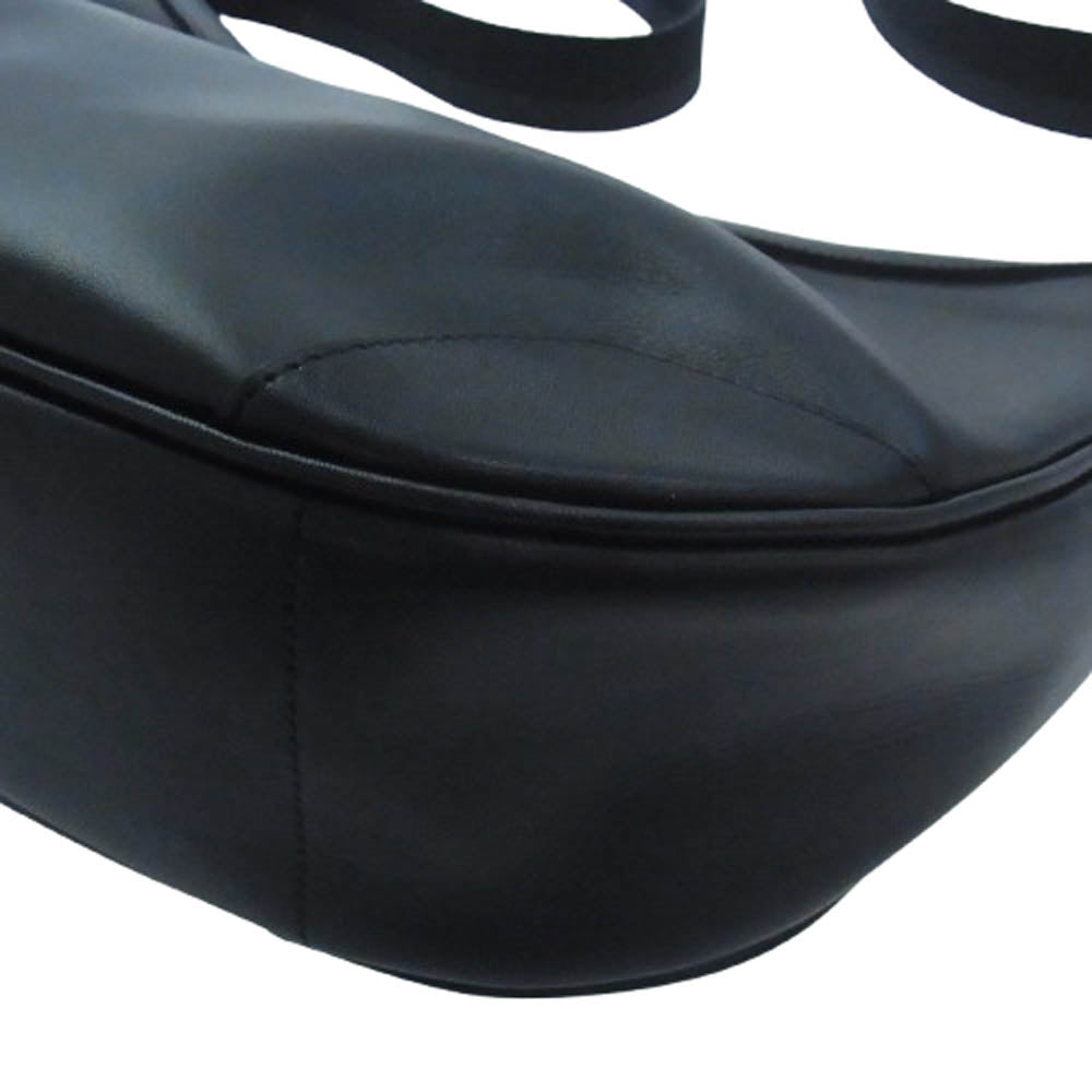 aniary アニアリ 01-03008 Antique Leather アンティークレザー バルケッタ ショルダーバッグ ブラック系【新古品】【未使用】【中古】