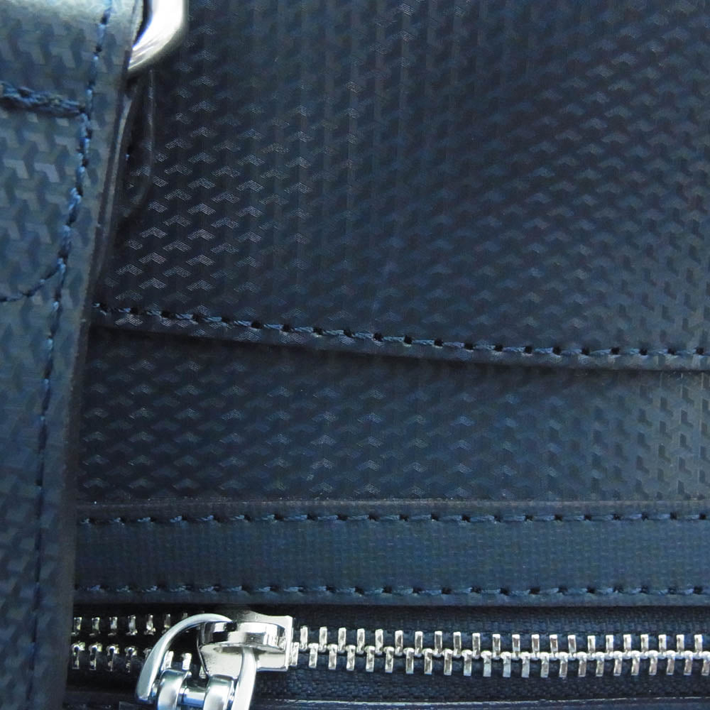 aniary アニアリ 34-02000 G-Film Leather ジーフィルムレザー ビジネス トートバッグ ネイビー系【新古品】【未使用】【中古】