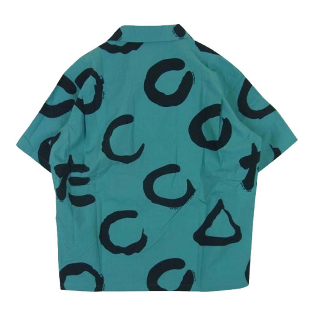 UNDERCOVER アンダーカバー 25SS 251ZUUCD-SHM01S WTAPS ダブルタップス Wネーム SS COTTON BROADCLOTH TEXTILE 七人の侍プリント 半袖 シャツ ブルー系 1【極上美品】【中古】