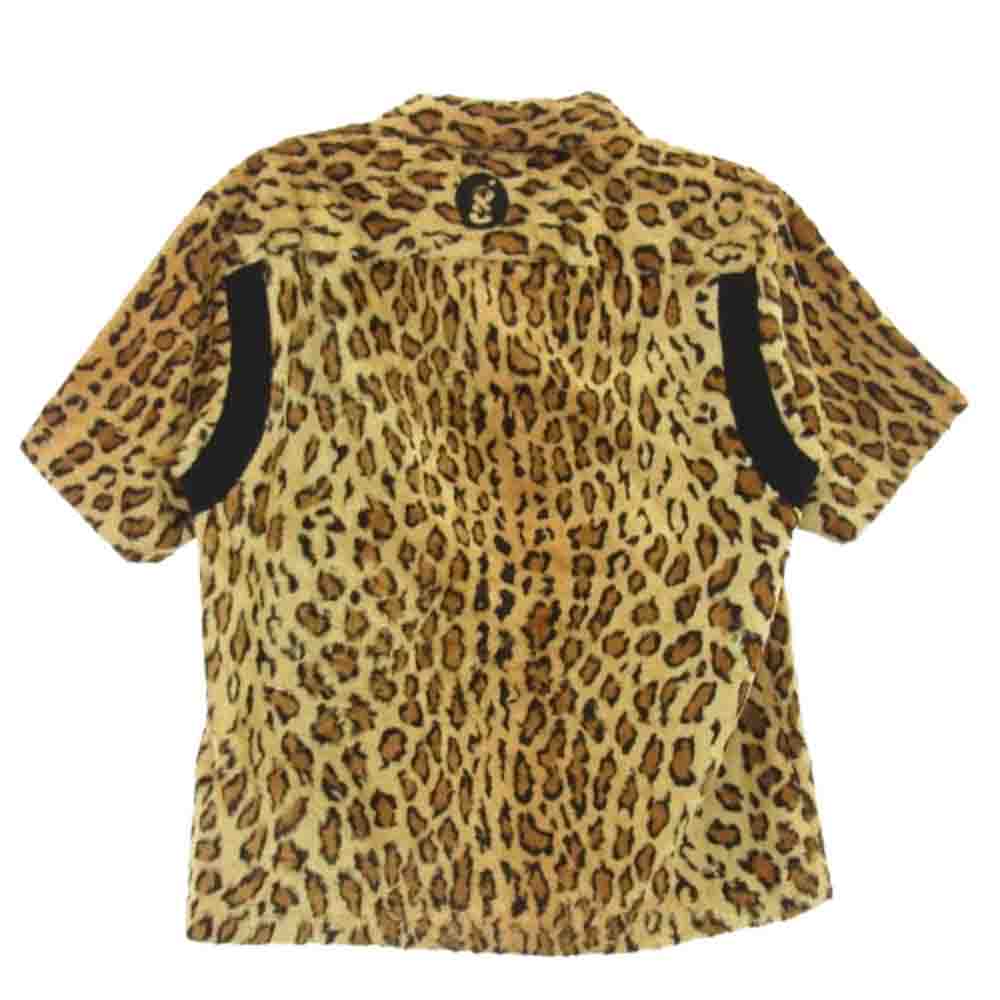 Supreme シュプリーム 25SS GOODENOUGH グッドイナフ Crushed Rayon S/S Shirt Leopard レーヨン 半袖 シャツ レオパード ブラウン系 S【美品】【中古】