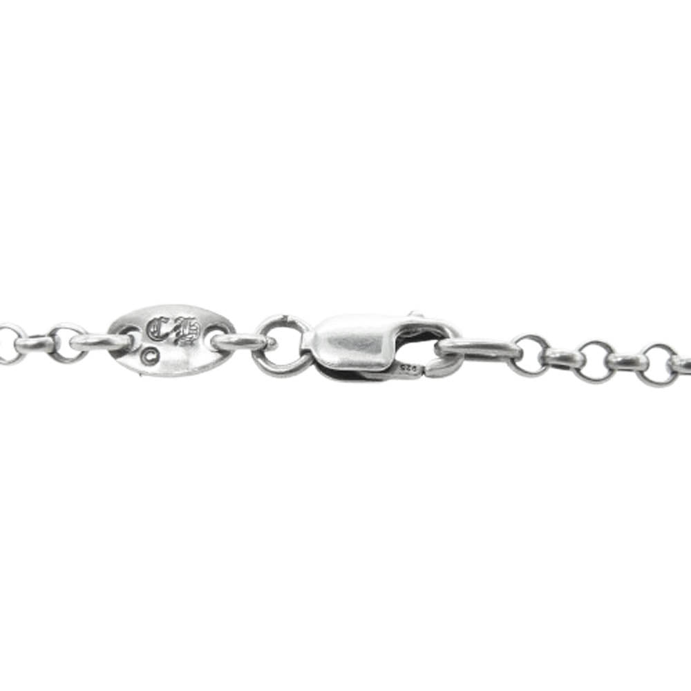 CHROME HEARTS クロムハーツ（原本無） NECKCHAIN R18 ロールチェーンネックレス 18inch シルバー系【中古】