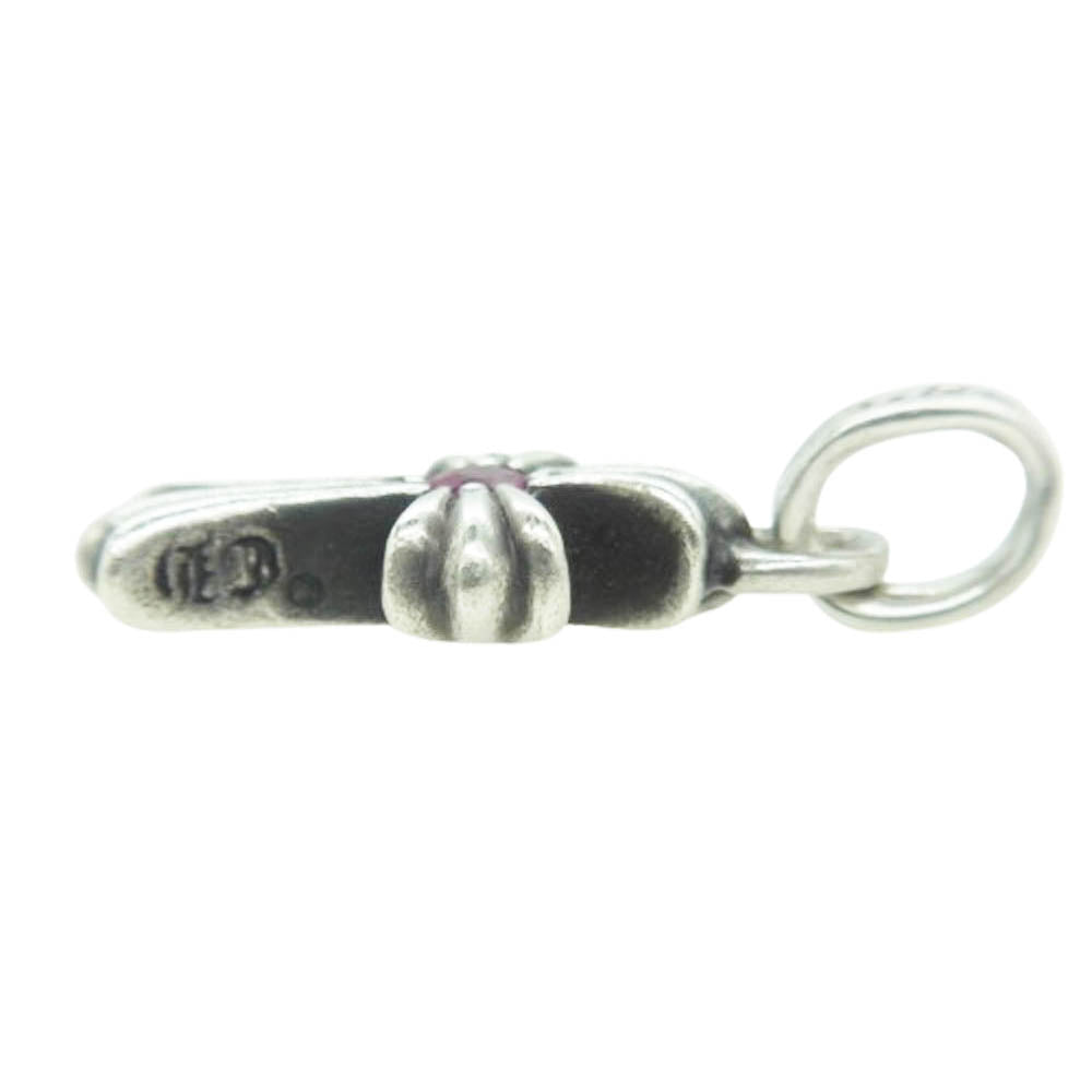 CHROME HEARTS クロムハーツ（原本無） CRS BBYFAT RUBY ベイビーファット 両面ルビー チャーム ペンダントトップ シルバー系【中古】
