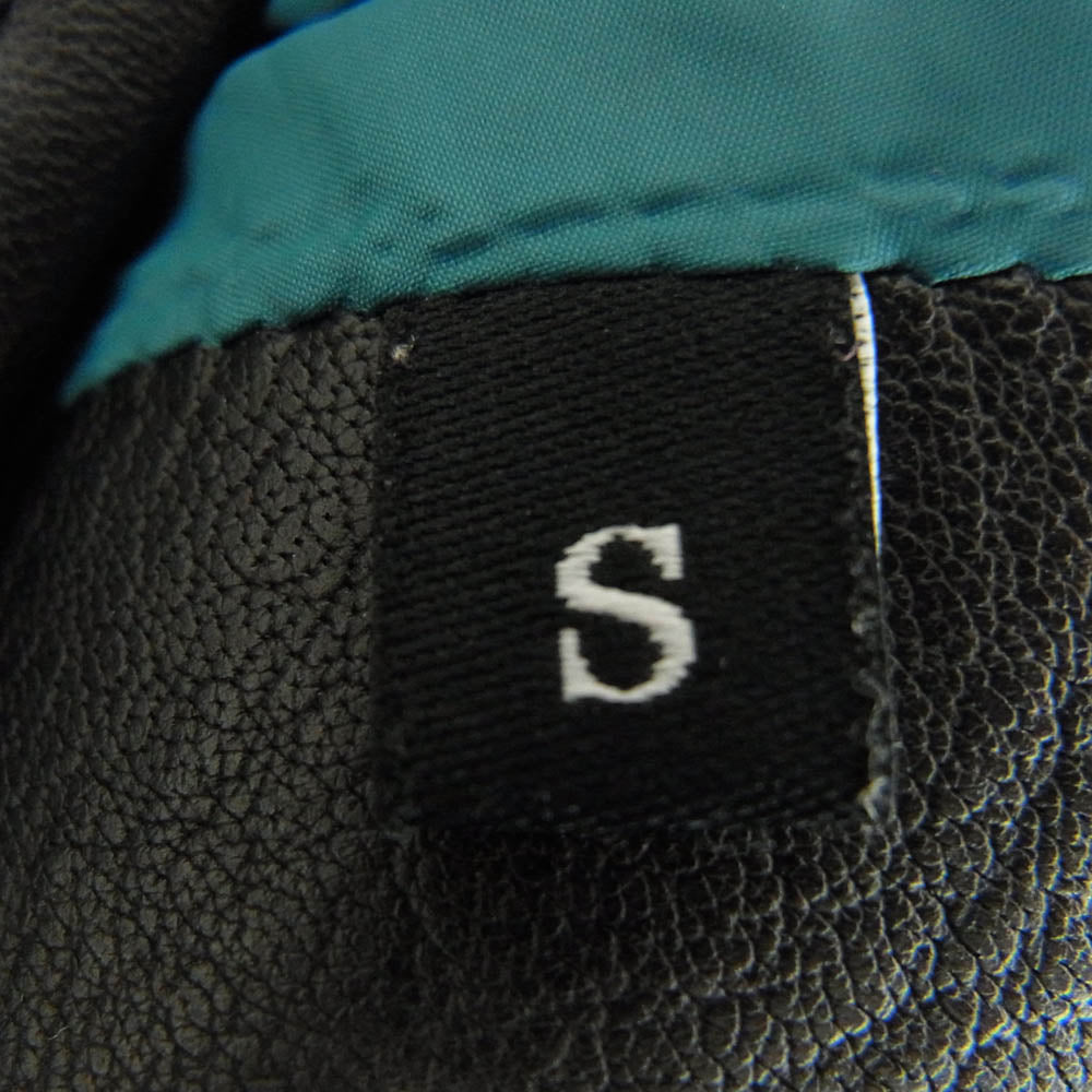 DIESEL ディーゼル シングル レザー バイカー ライダースジャケット ブラック系 S【中古】