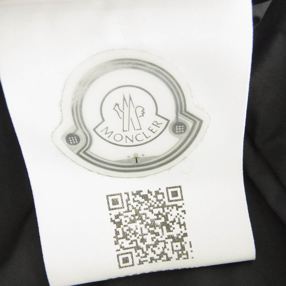 MONCLER モンクレール H10911A00161 54A91 CARLES ジップアップ ナイロン ジャケット パーカー ブラック系 1【中古】