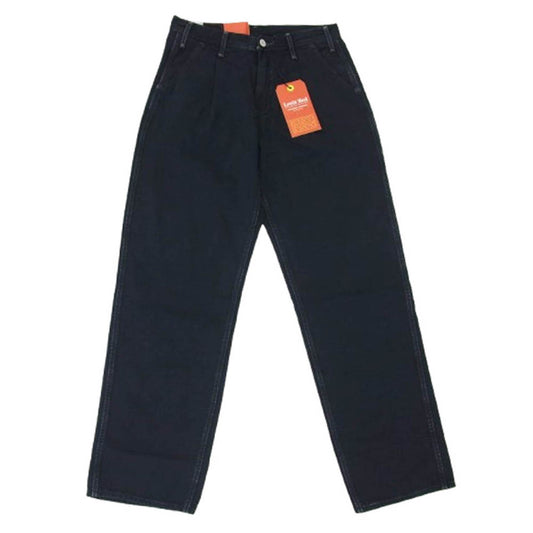 Levi's リーバイス A1120-0001 RED レッド PLEATED TROUSER JACK STRAW ブラックヘンプ混 デニム パンツ ブラック系 28【新古品】【未使用】【中古】