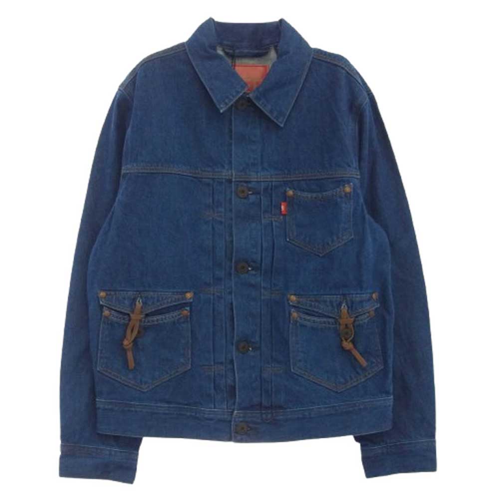 Levi's リーバイス A2699-0000 RED レッド TYPE 2 TRUCKER PINE GULCH CREEK TRUCK デニム トラッカー ジャケット インディゴブルー系 M【新古品】【未使用】【中古】