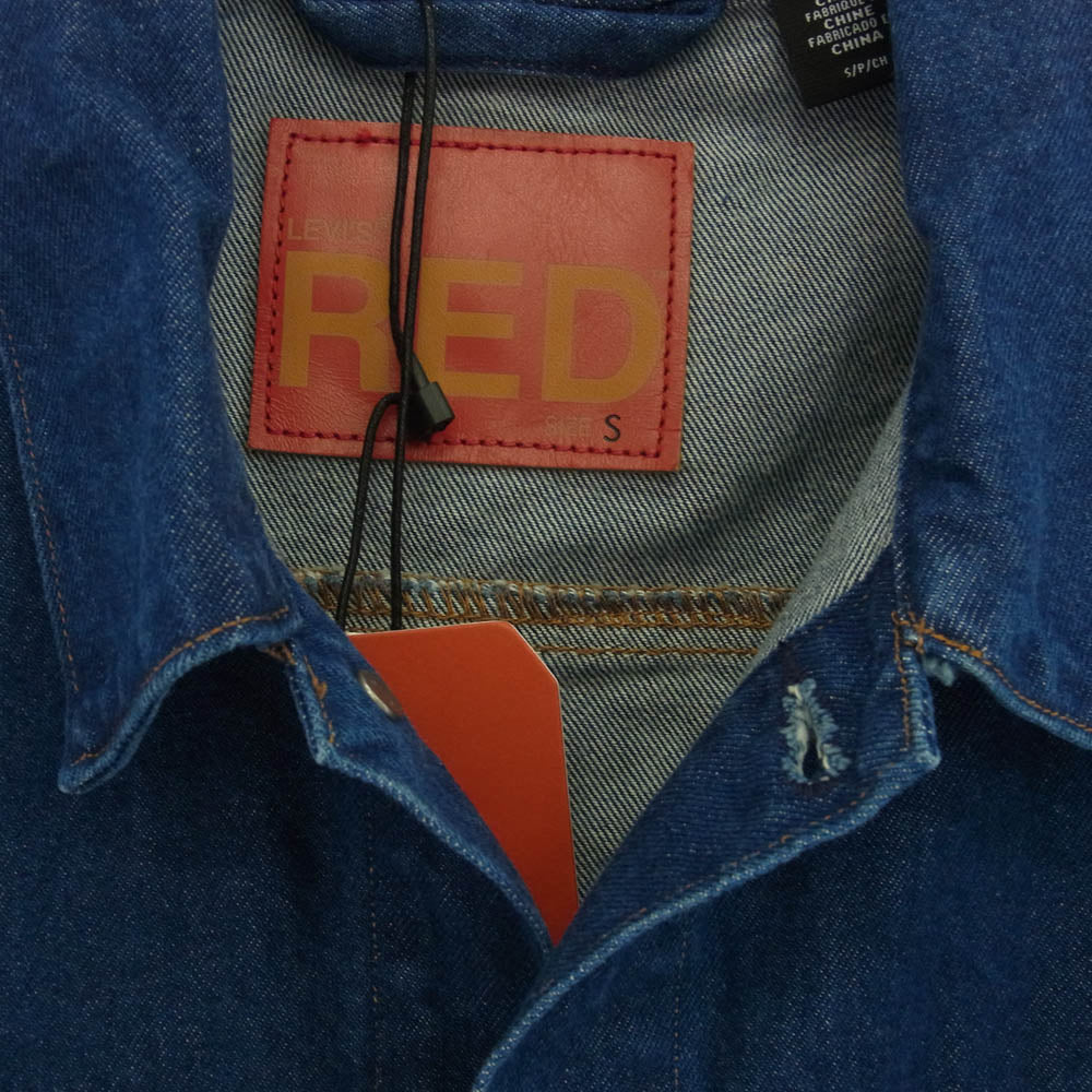 Levi's リーバイス A2699-0000 RED レッド TYPE 2 TRUCKER PINE GULCH CREEK TRUCK デニム トラッカー ジャケット インディゴブルー系 M【新古品】【未使用】【中古】