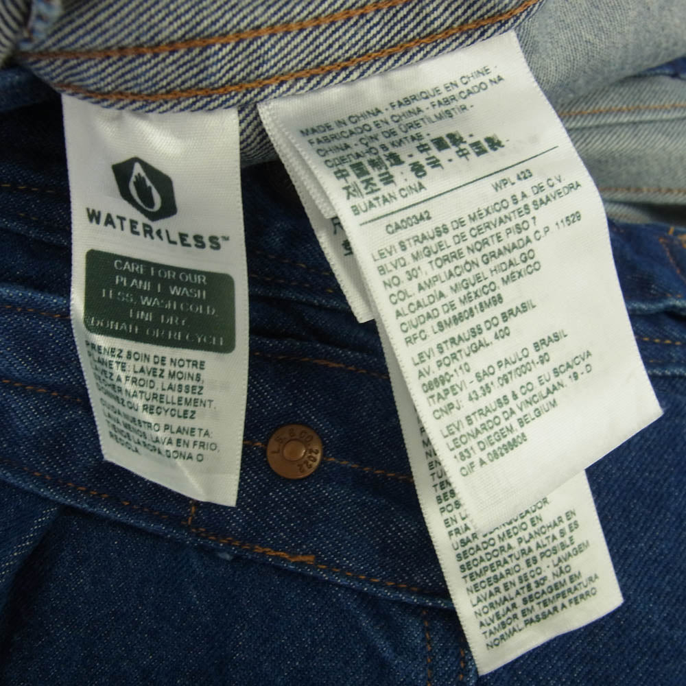 Levi's リーバイス A2699-0000 RED レッド TYPE 2 TRUCKER PINE GULCH CREEK TRUCK デニム トラッカー ジャケット インディゴブルー系 M【新古品】【未使用】【中古】