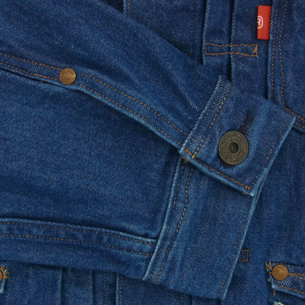 Levi's リーバイス A2699-0000 RED レッド TYPE 2 TRUCKER PINE GULCH CREEK TRUCK デニム トラッカー ジャケット インディゴブルー系 M【新古品】【未使用】【中古】