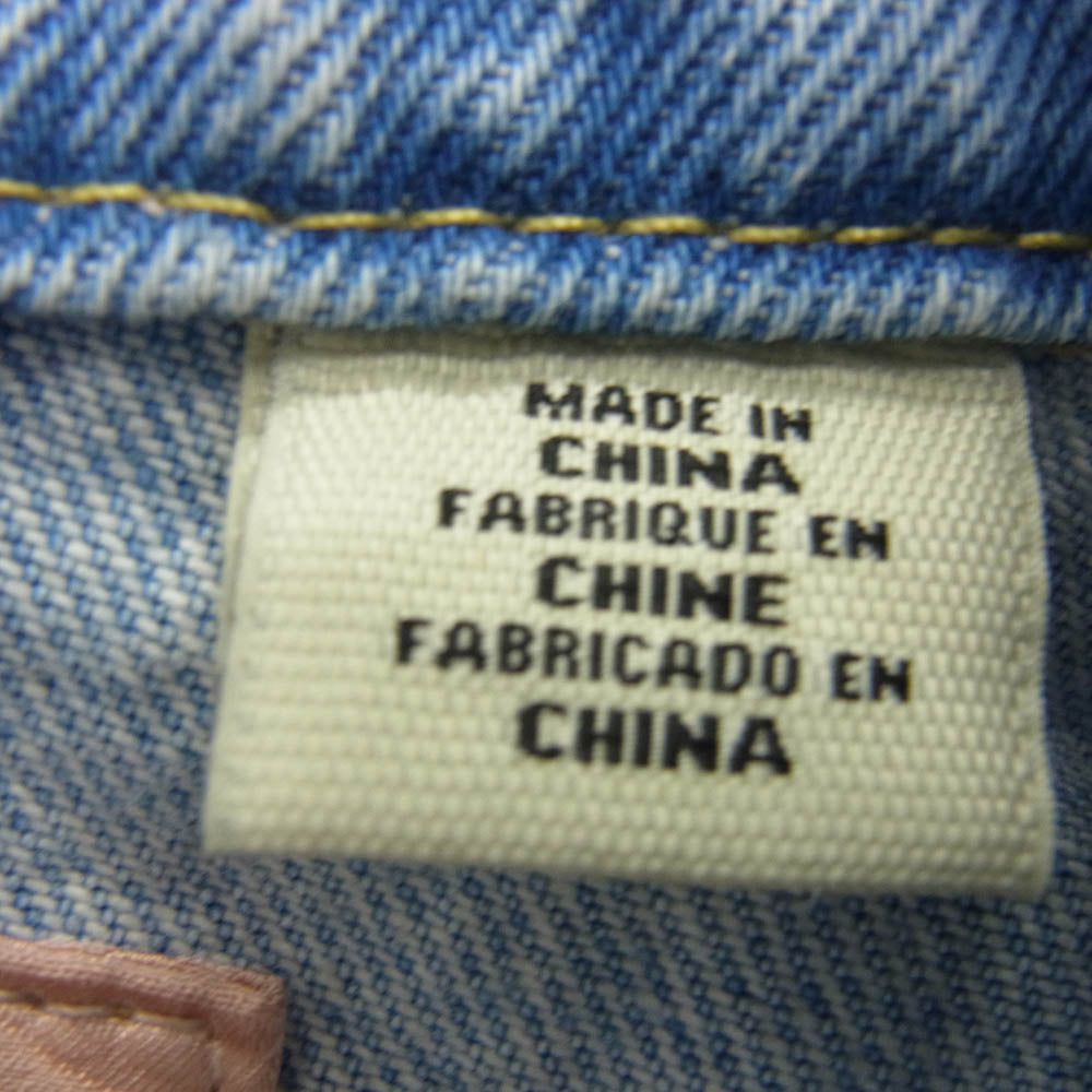 Levi's リーバイス A3114-0000 × CLOT TYPE II ウィメンズ トラッカー ジャケット インディゴブルー系 ホワイト系 M【新古品】【未使用】【中古】