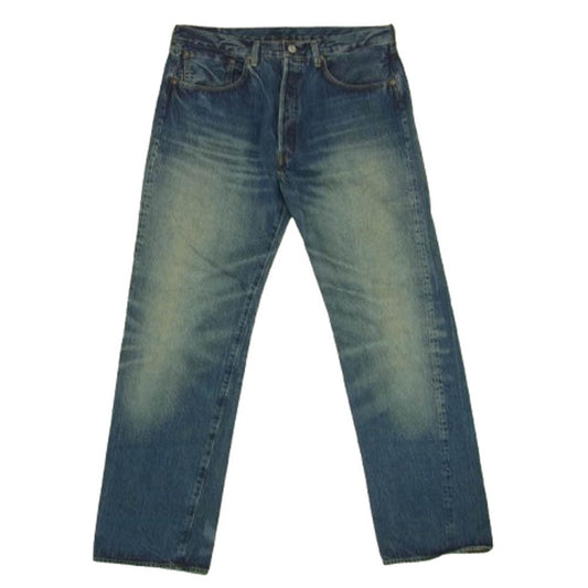 Levi's リーバイス 50155-0094 LVC 501XX 1955モデル ユーズド加工 デニム パンツ インディゴブルー系 34【美品】【中古】