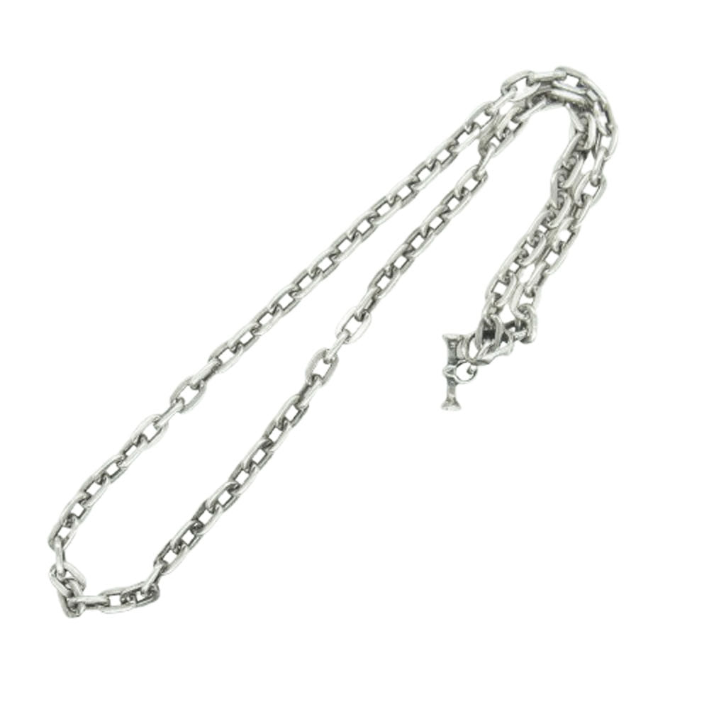 TRAVIS WALKER トラヴィスワーカー オーバルリンク ネックチェーン シルバー系 46cm【中古】