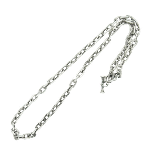 TRAVIS WALKER トラヴィスワーカー オーバルリンク ネックチェーン シルバー系 46cm【中古】