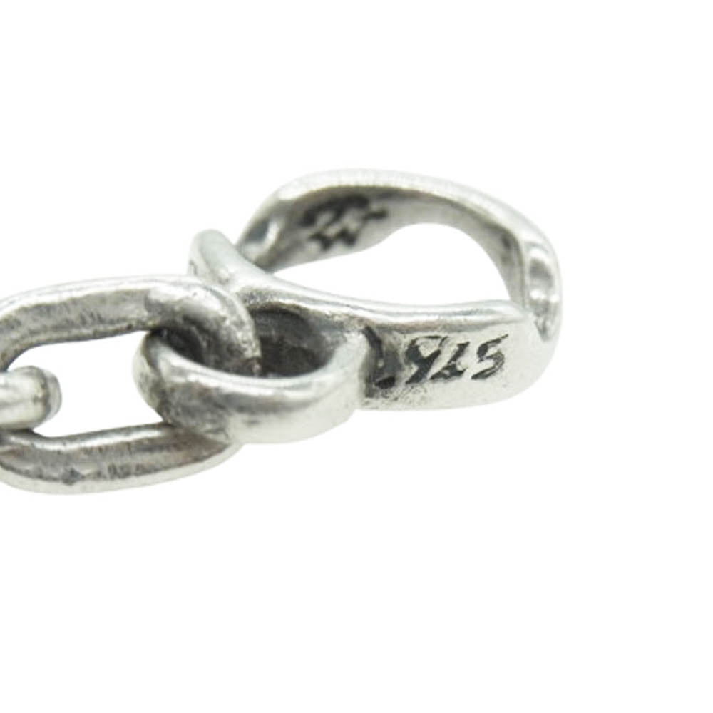 TRAVIS WALKER トラヴィスワーカー オーバルリンク ネックチェーン シルバー系 46cm【中古】