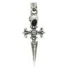 TRAVIS WALKER トラヴィスワーカー Skull-Cross Dagger w/Cross Bale Pendant スカルダガークロス ペンダントトップ シルバー系【中古】