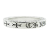 CHROME HEARTS クロムハーツ（原本無） 3mm SPACER NYC FUCKYOU スペーサー ファックユー リング シルバー系 17号【中古】