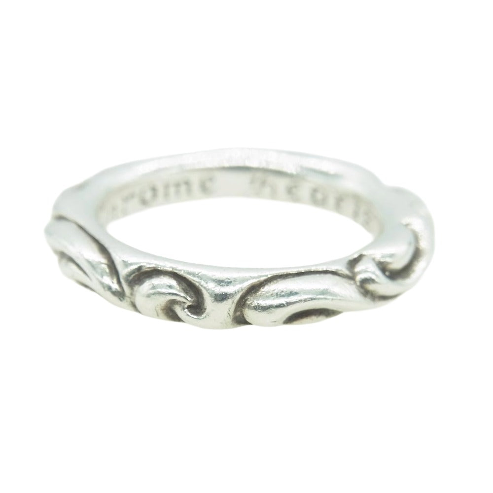 CHROME HEARTS クロムハーツ（原本無） SCRL BAND スクロールバンドリング シルバー系 15.5号【中古】