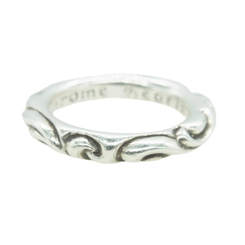 CHROME HEARTS クロムハーツ（原本無） SCRL BAND スクロールバンドリング シルバー系 15.5号【中古】