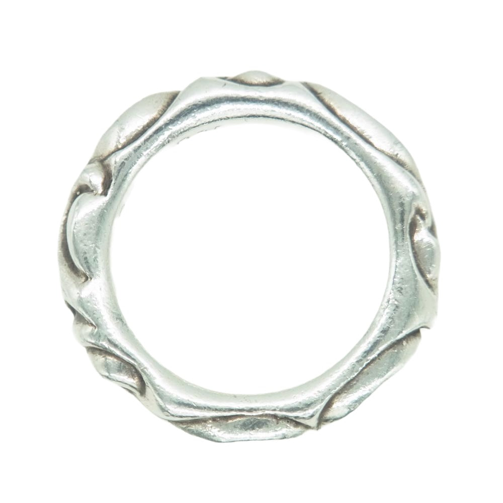 CHROME HEARTS クロムハーツ（原本無） SCRL BAND スクロールバンドリング シルバー系 15.5号【中古】