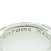 CHROME HEARTS クロムハーツ（原本無） SCRL BAND スクロールバンドリング シルバー系 15.5号【中古】