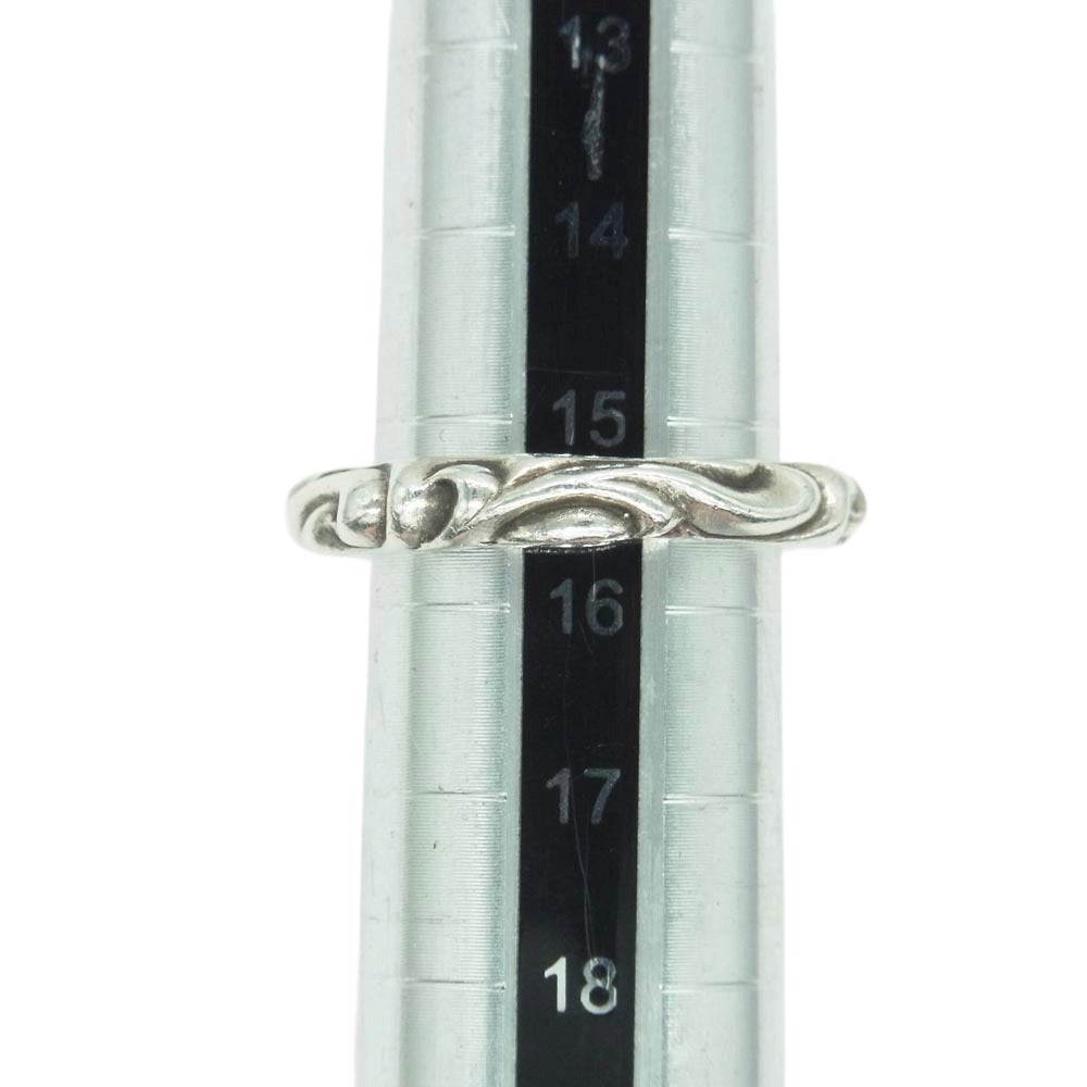 CHROME HEARTS クロムハーツ（原本無） SCRL BAND スクロールバンドリング シルバー系 15.5号【中古】