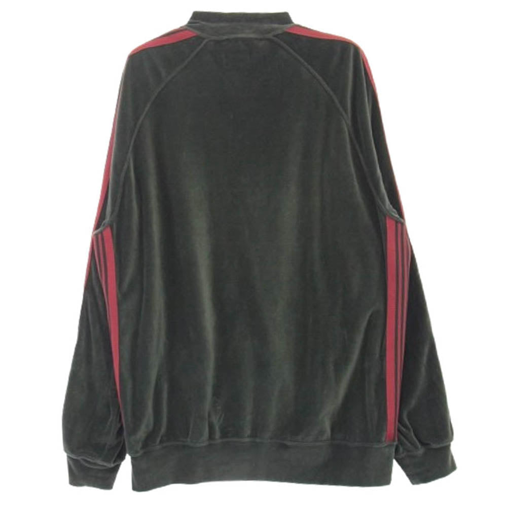 Needles ニードルス MR291 R.C. Track Jacket C/PE Velour ベロア トラックジャケット グレー系 L【中古】