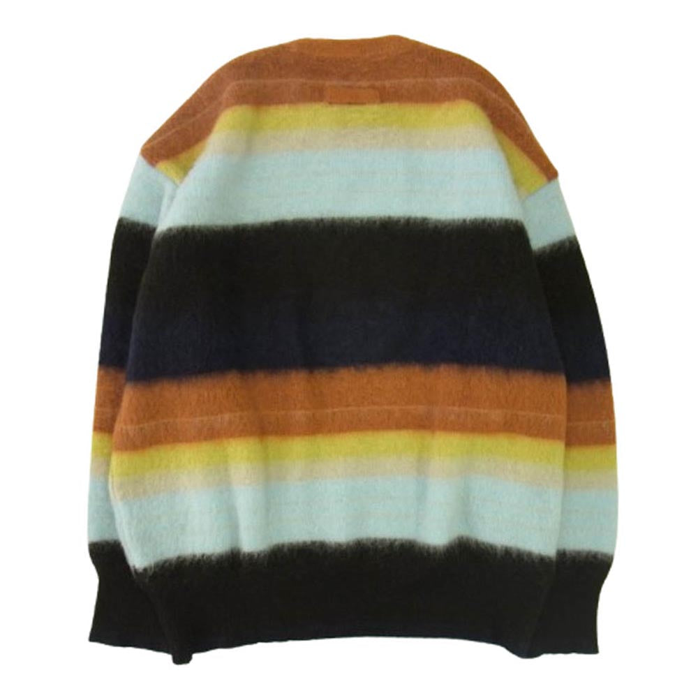 ssstein シュタイン ST.533-2 COLOR COMBINATION MOHAIR LS #MULTI STRIPES カラーコンビネーション モヘア マルチストライプ ニット セーター マルチカラー系 S【美品】【中古】
