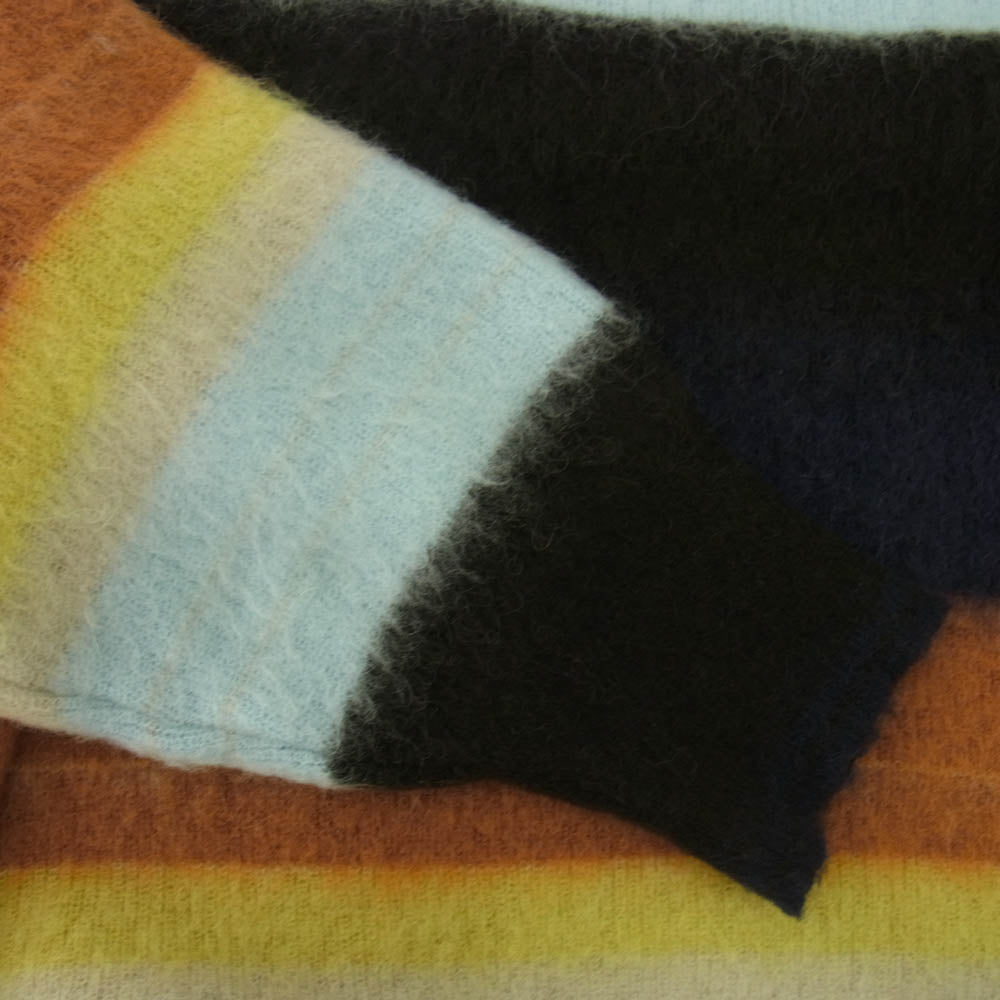 ssstein シュタイン ST.533-2 COLOR COMBINATION MOHAIR LS #MULTI STRIPES カラーコンビネーション モヘア マルチストライプ ニット セーター マルチカラー系 S【美品】【中古】
