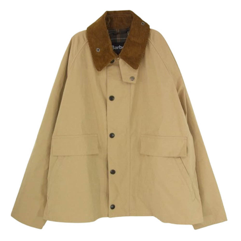 Barbour バブアー 251MCA1059 日本限定 BORROWDALE ボロウデイル ピーチスキン ショート ブルゾン ベージュ系 40【中古】