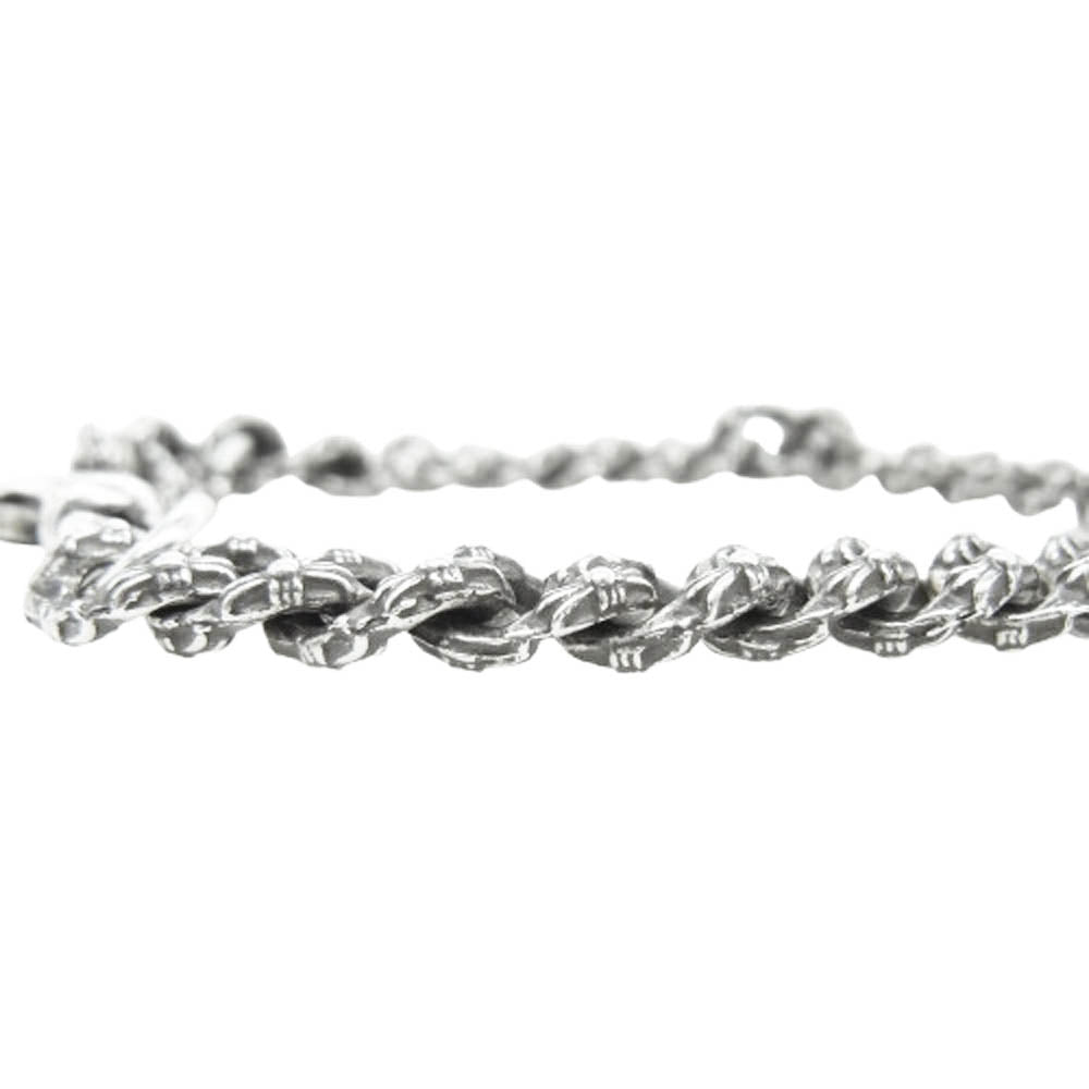CHROME HEARTS クロムハーツ（原本無） XTRA FNCY MINI エクストラファンシー ミニ ブレスレット 7inch 7インチ シルバー系【中古】