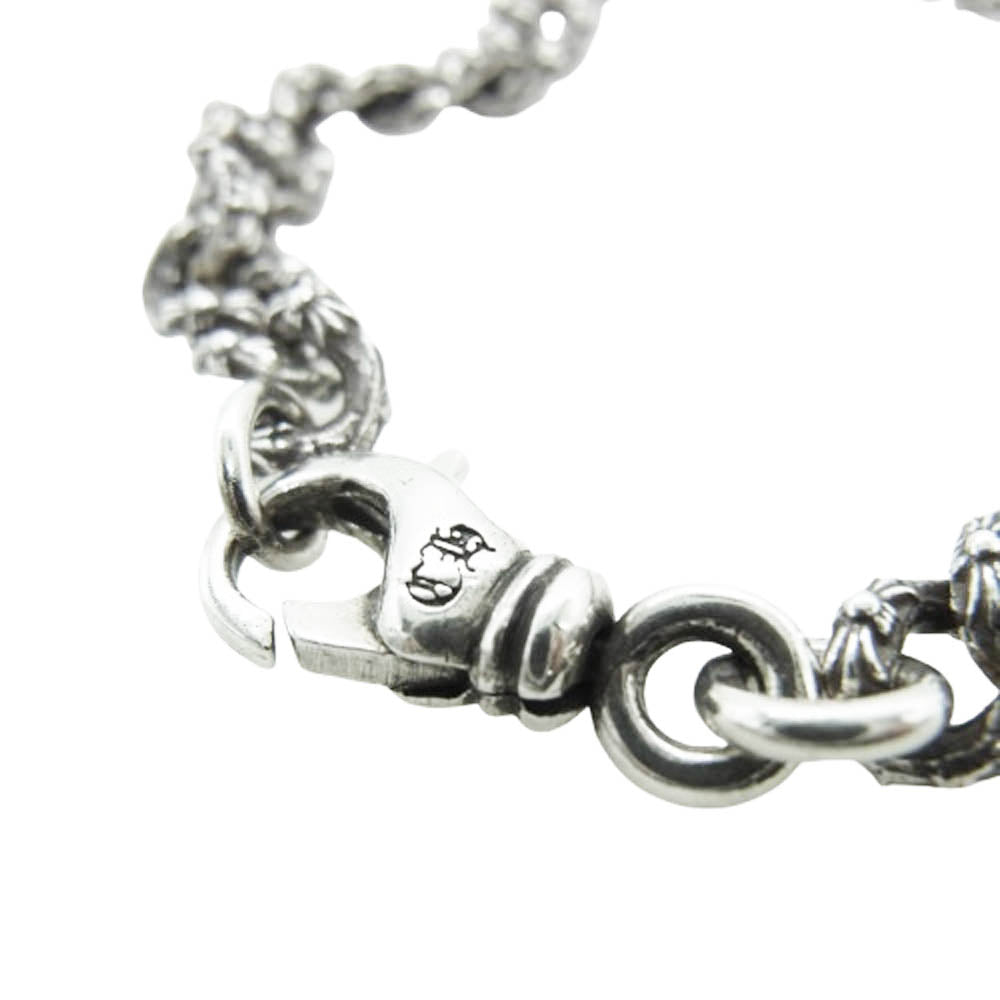 CHROME HEARTS クロムハーツ（原本無） XTRA FNCY MINI エクストラファンシー ミニ ブレスレット 7inch 7インチ シルバー系【中古】