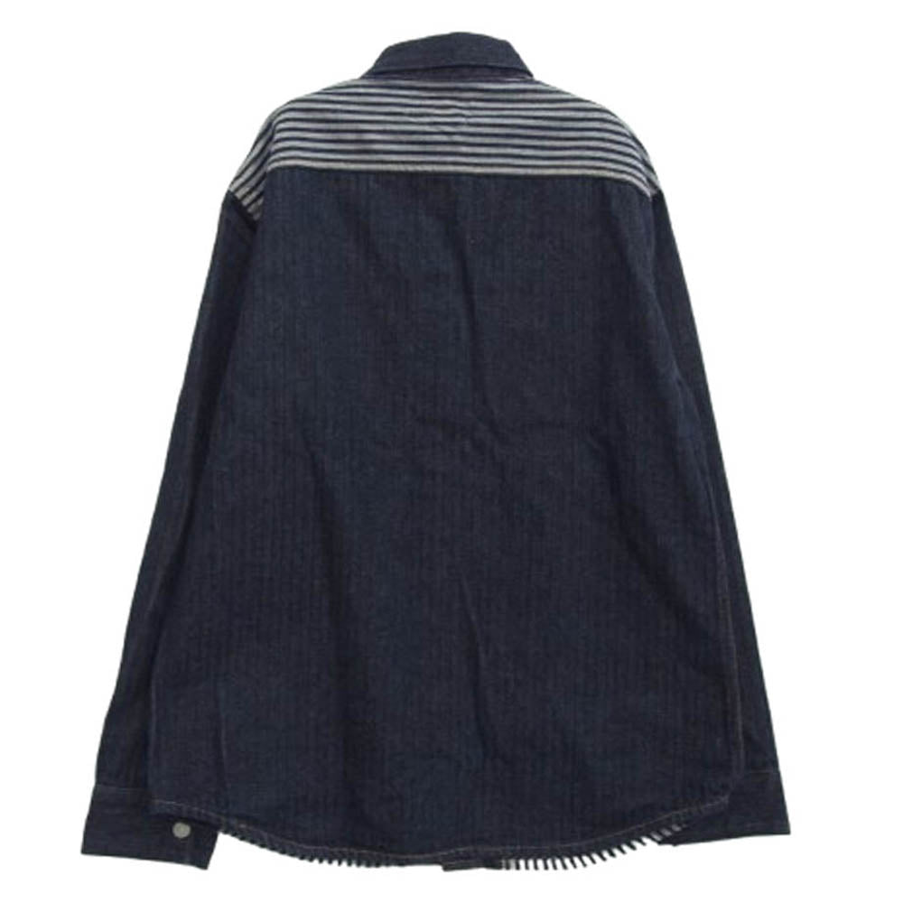 KOJIMA GENES 児島ジーンズ 4POCKET SHIRT 4ポケット シャツ インディゴブルー系 L【美品】【中古】