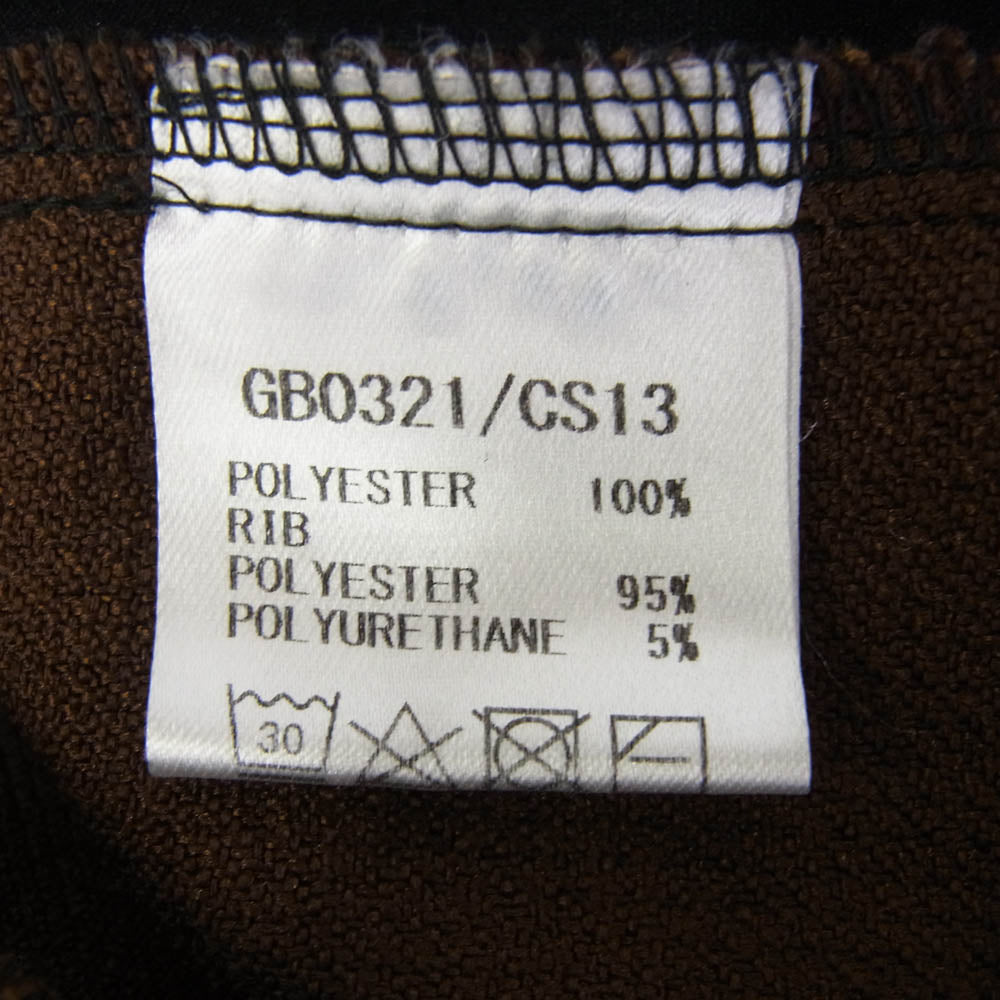 glamb グラム GB0321/CS13 Swing top jersey スウィングトップ ジャージー ジップジャケット ブラック系 M【中古】