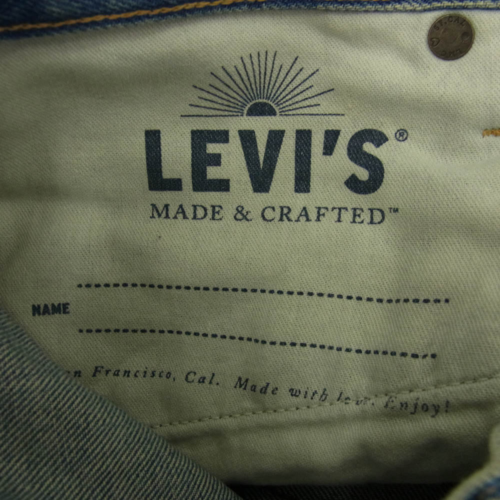 Levi's リーバイス 56518-0076 日本製 Made & Crafted TAPER 502 ジッパーフライ ストレート デニム パンツ w30 インディゴブルー系 30【中古】