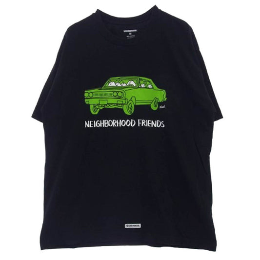 NEIGHBORHOOD ネイバーフッド GHOST フロントプリント Tシャツ 半袖カットソー ブラック系 M【中古】