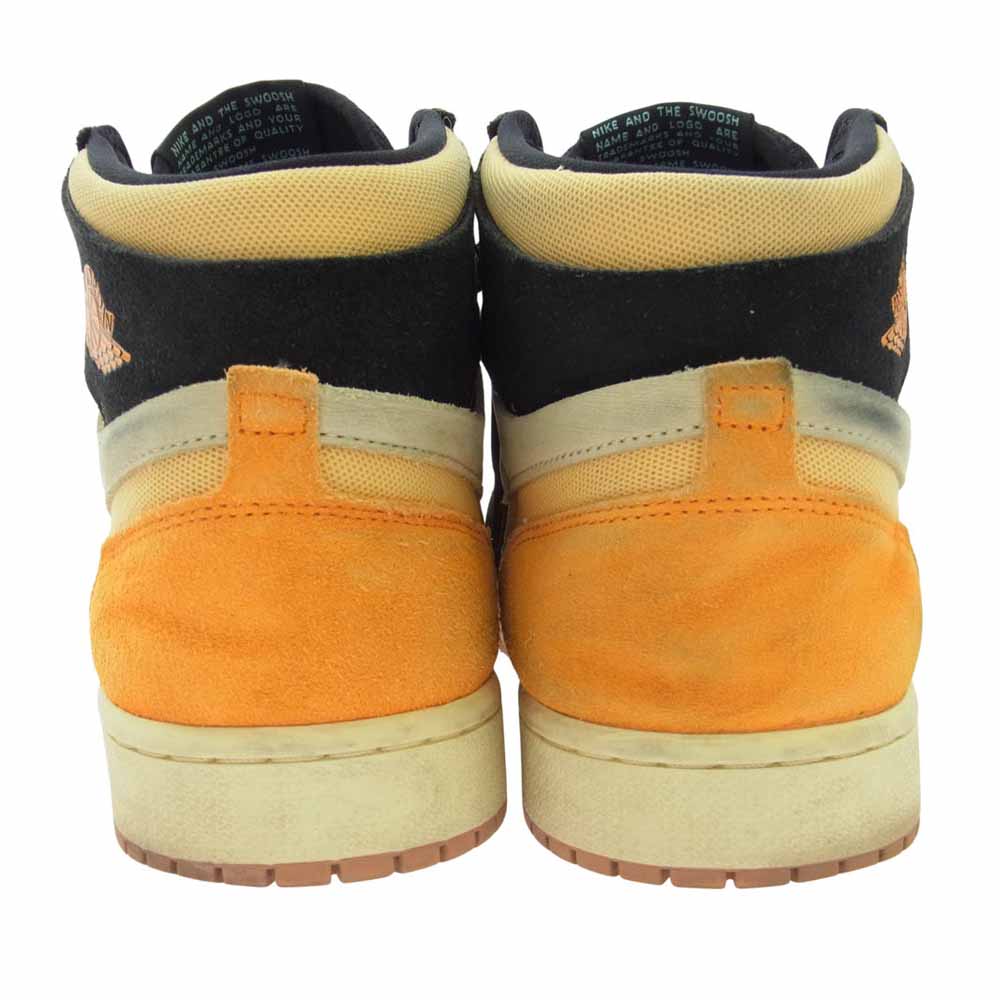 NIKE ナイキ DV1307-100 AIR JORDAN 1 AJ1 High Zoom CMFT 2 Muslin エアジョーダン1 ハイカット ズーム スニーカー モスリン オレンジ系 27cm【中古】