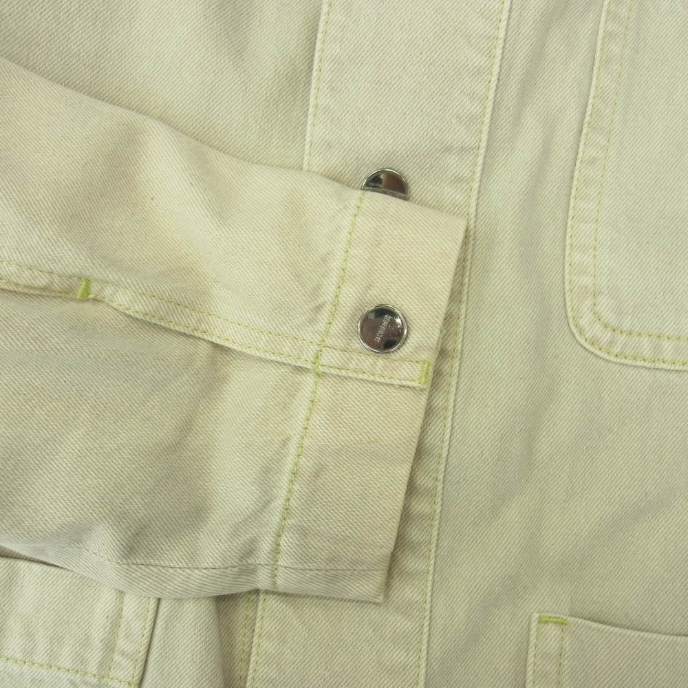 LE SPLASH オーガニックコットン デニム カバーオール ジャケット ベージュ系 48【中古】