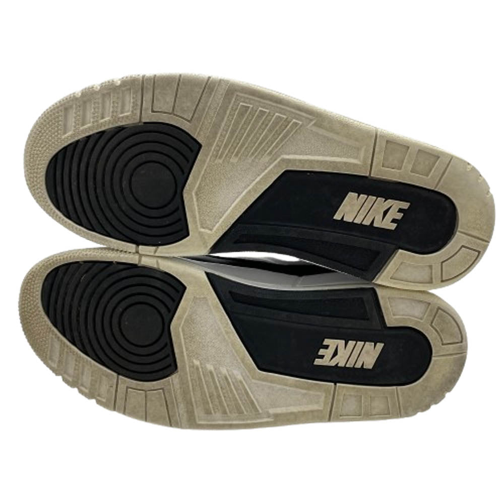 NIKE ナイキ DA3595-100 × FRAGMENT DESIGN AIR JORDAN3 RETRO SP フラグメントデザイン エアジョーダン3 ミッドカット スニーカー ホワイト系 28.5cm【中古】