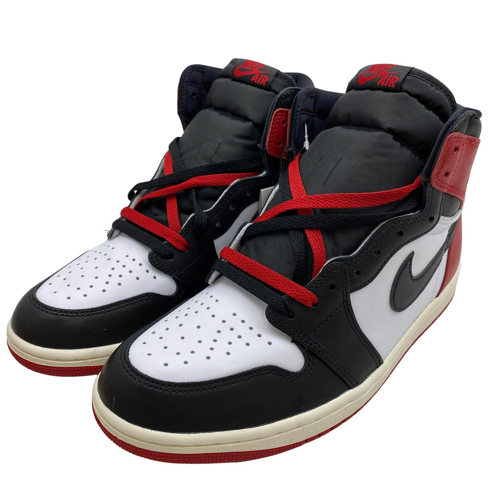 NIKE ナイキ 0DZ5485-106 Air Jordan 1 Retro High OG Black Toe Reimagined エアジョーダン1 レトロ ハイ OG ブラックトゥリイマジンド ハイカット スニーカー ブラック系 レッド系 28.5cm【新古品】【未使用】【中古】
