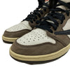 NIKE ナイキ CD4487-100 × TRAVIS SCOTT AIR JORDAN 1 HIGH OG TS SP フェイクバスターズ鑑定済 トラヴィススコット エアジョーダン1 ハイカットスニーカー ダークモカ系 28.5cm【中古】