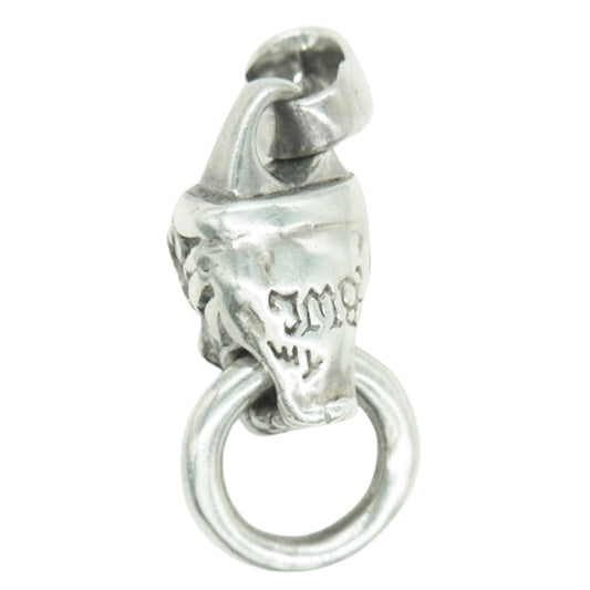 BILL WALL LEATHER ビルウォールレザー LION W/RING スモール ライオンヘッド w/リング ペンダント シルバー系【中古】