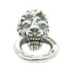BILL WALL LEATHER ビルウォールレザー LION W/RING スモール ライオンヘッド w/リング ペンダント シルバー系【中古】